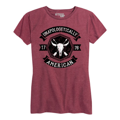 Women's Unapologetically American Bison Tee