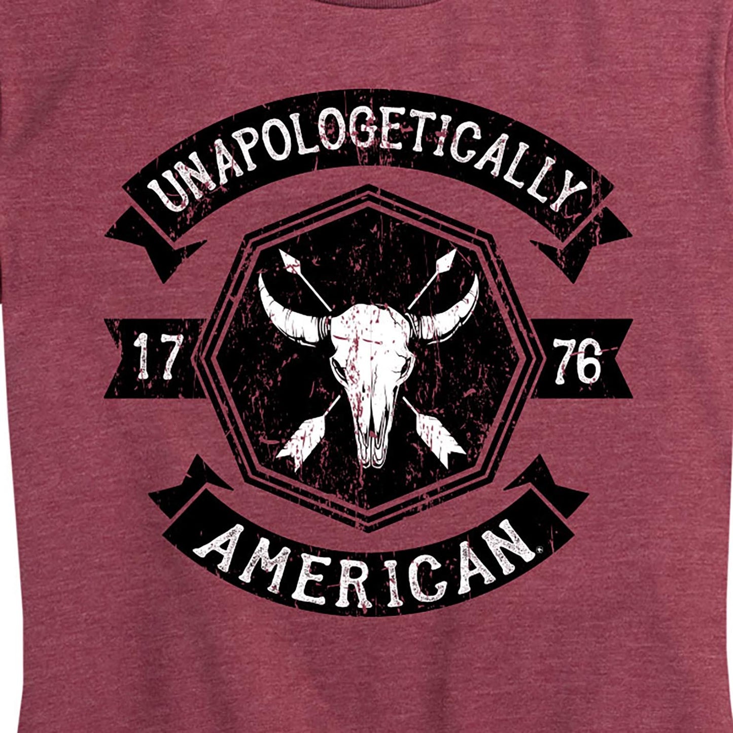 Women's Unapologetically American Bison Tee