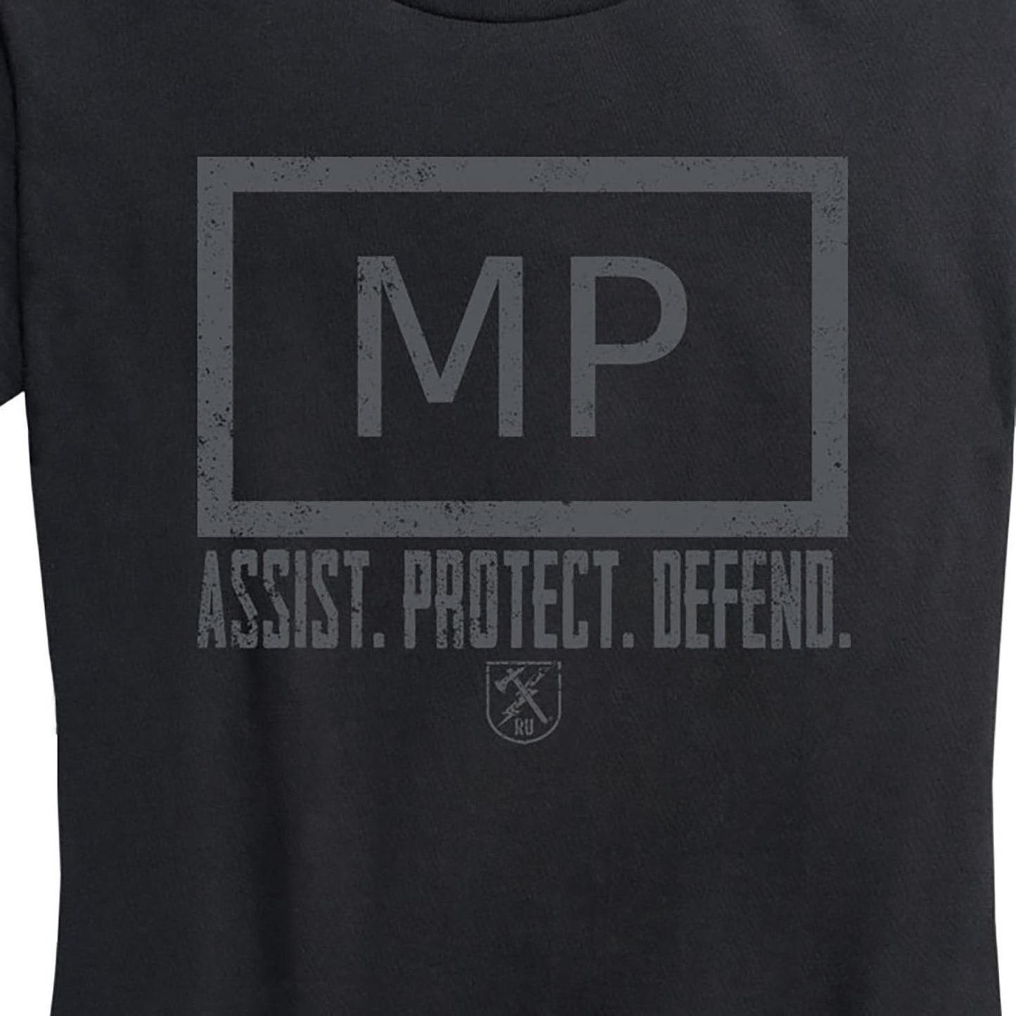 Women's Military Police "Assist, Protect, Defend" Tee