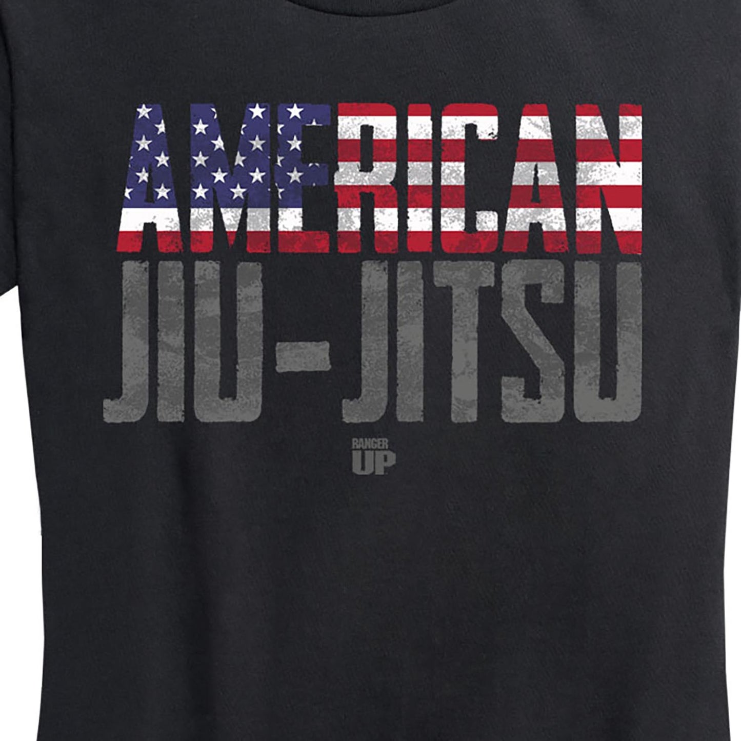 Women's American Jiu Jitsu Flag Tee