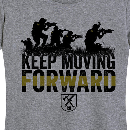 Women's Keep Moving Forward (Army) Tee