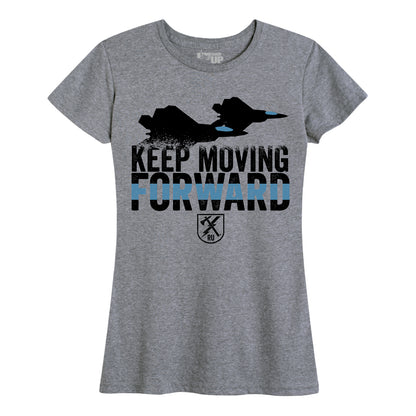 Women's Keep Moving Forward (Air Force) Tee