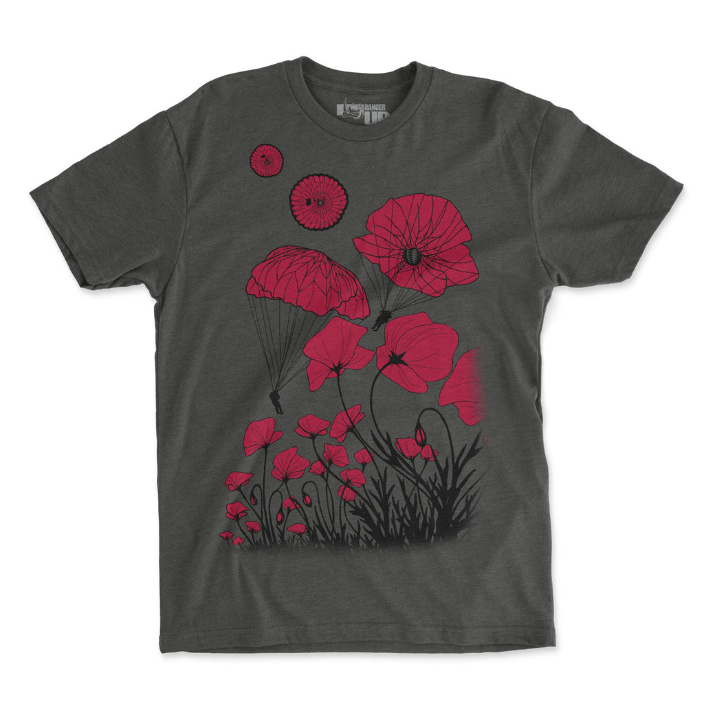 トップス FUCT/ SSDD POPPY FLOWER WESTERN SHIRT Paratrooper Poppy Field Memorial T-Shirt – Ranger Up