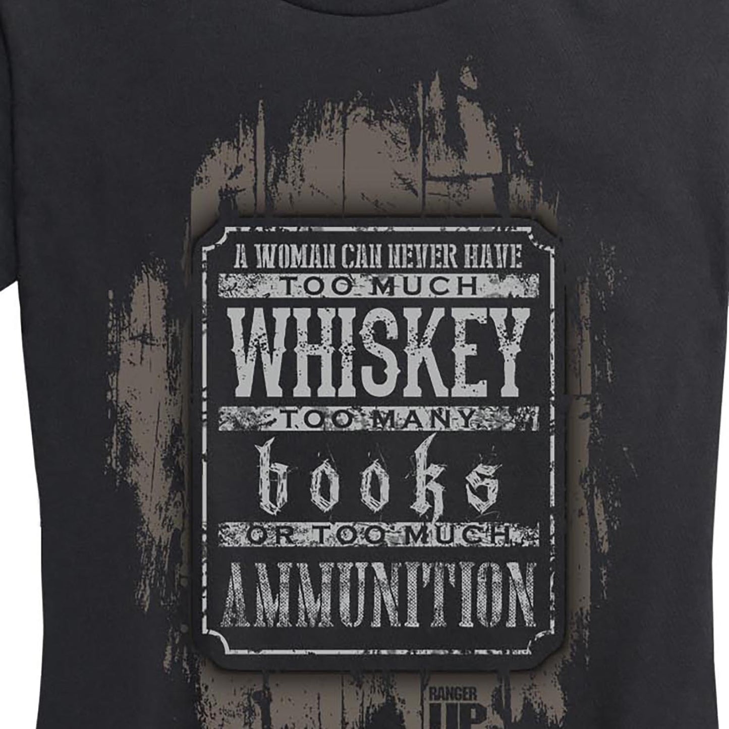 Women's Books, Whiskey and Ammunition Tee