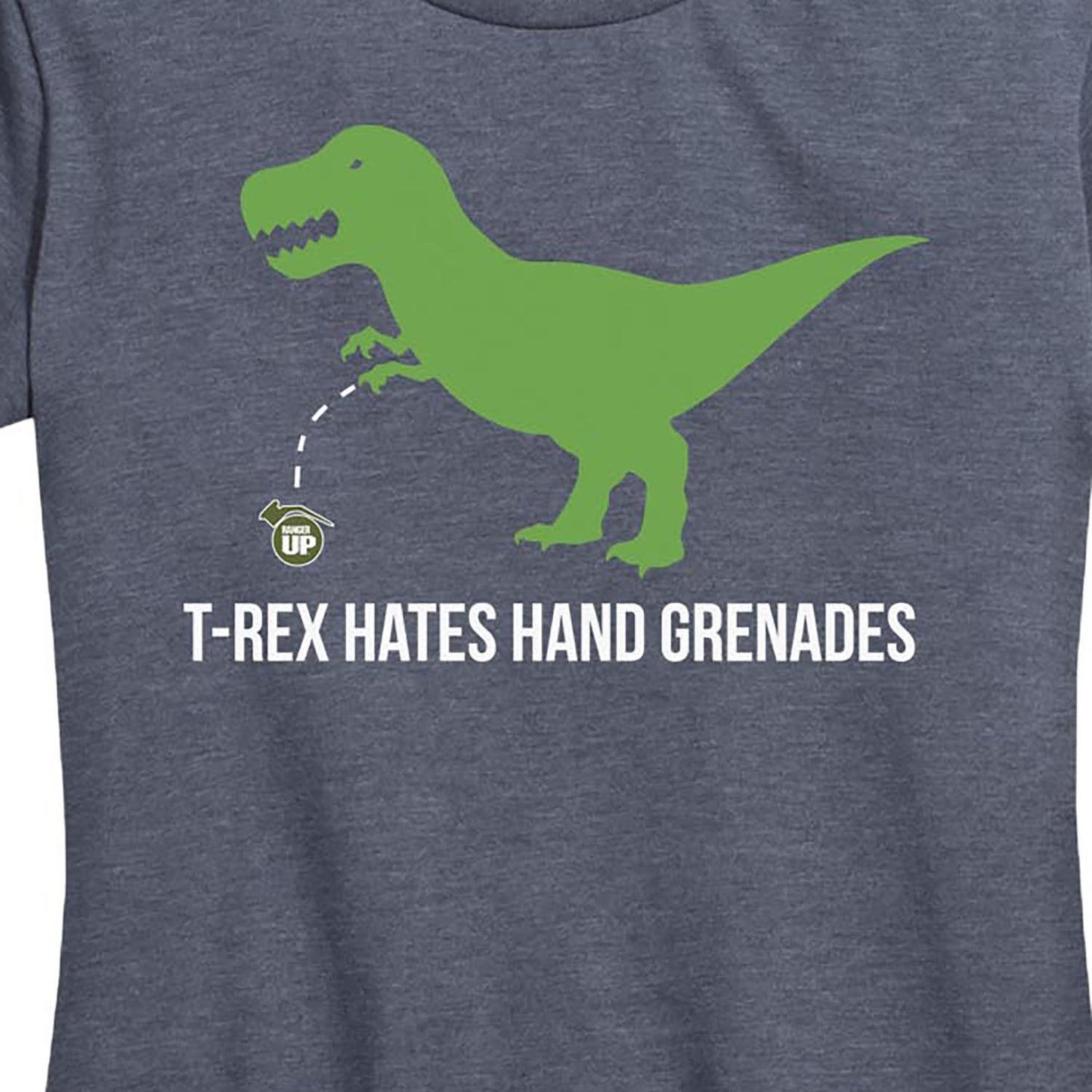 Women's T-Rex Hates Hand Grenades Tee