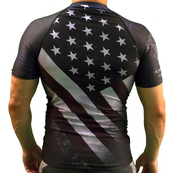 American Flag Rash Guard