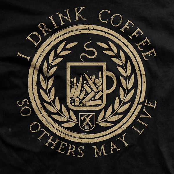 I Drink Coffee Black T-shirt