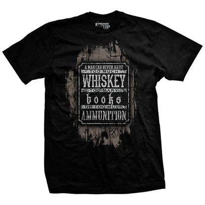 Books, Whiskey and Ammunition T-Shirt