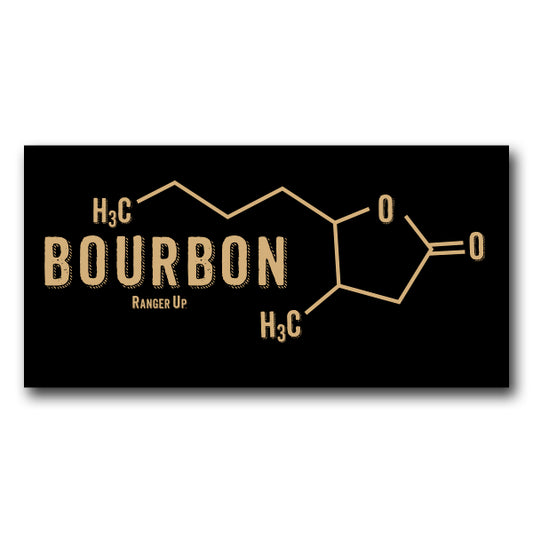 Bourbon Molecule Sticker