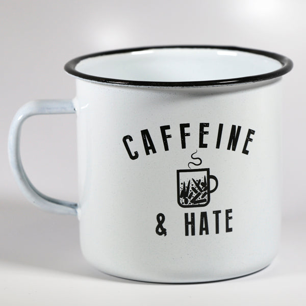 Caffeine and Hate Bullets Tin Mug