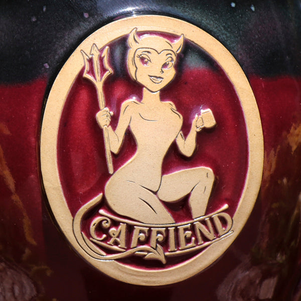 Caffiend Stoneware Mug