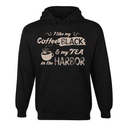 Coffee Black Tea In The Harbor Hoodie