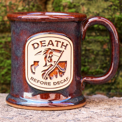 Death Before Decaf Stoneware Mug