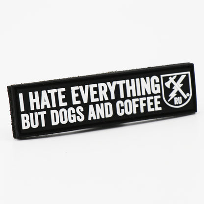 Dogs and Coffee PVC Patch