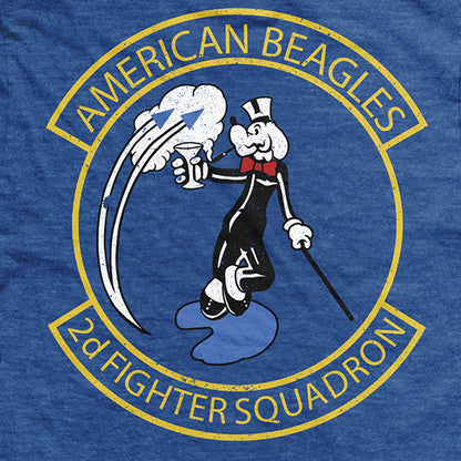 GOEF American Beagles T-Shirt Royal Blue