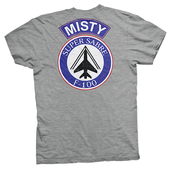 GOEF Misty T-Shirt Light Grey Super Sabres