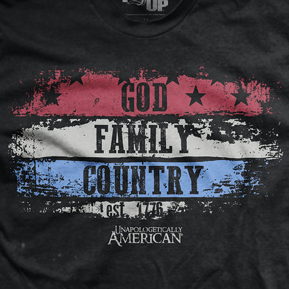 God, Family, Country T-Shirt
