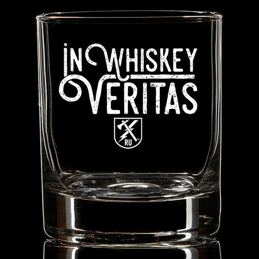 In Whiskey Veritas Whiskey Glass