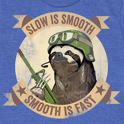 Kids Slow is Smooth Sloth Tee