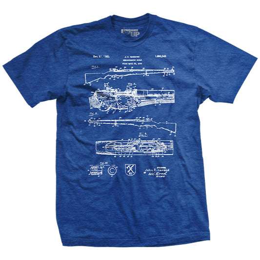 M1 Garand Blueprint T-Shirt