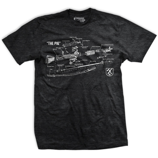 M60 Diagram T-Shirt – Ranger Up