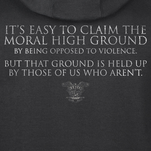 Moral High Ground Hoodie
