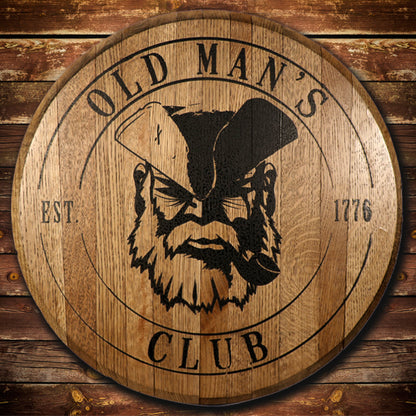 Old Man's Club Barrel Head