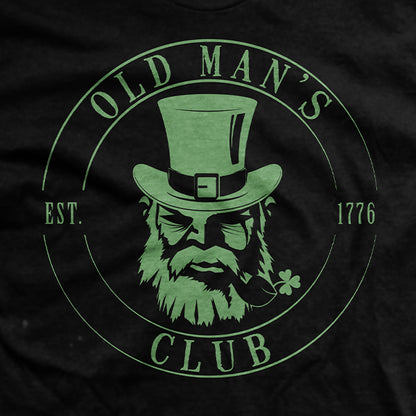 Old Man's Club-Leprechaun T-Shirt