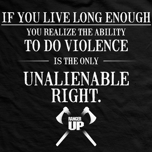 Old Man's Club-Violence is an Unalienable Right T-Shirt