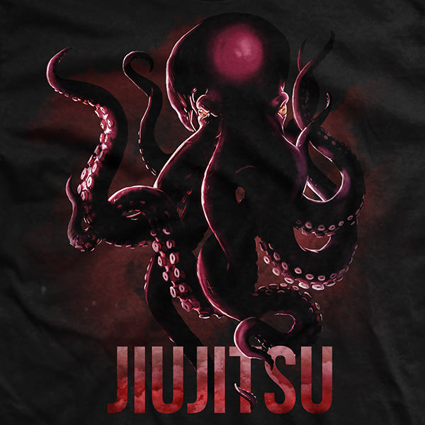 Jiu jitsu Red Octopus T-Shirt