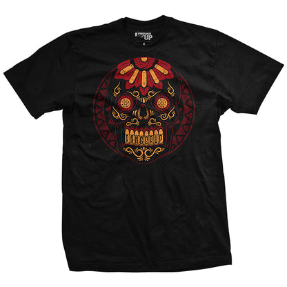 Halloween - Red Sugar Skull T-Shirt