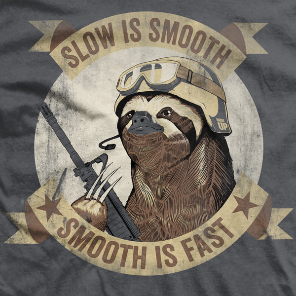 Slow Is Smooth Smooth Is Fast T-Shirt - Wholesale