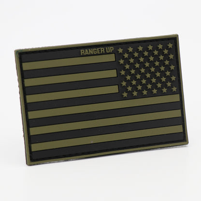 Subdued American Flag PVC Patch