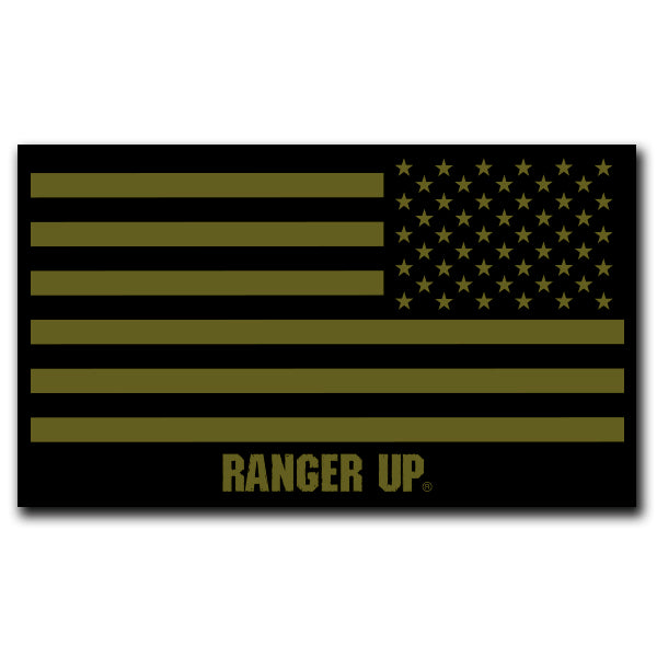 Subdued Flag Sticker