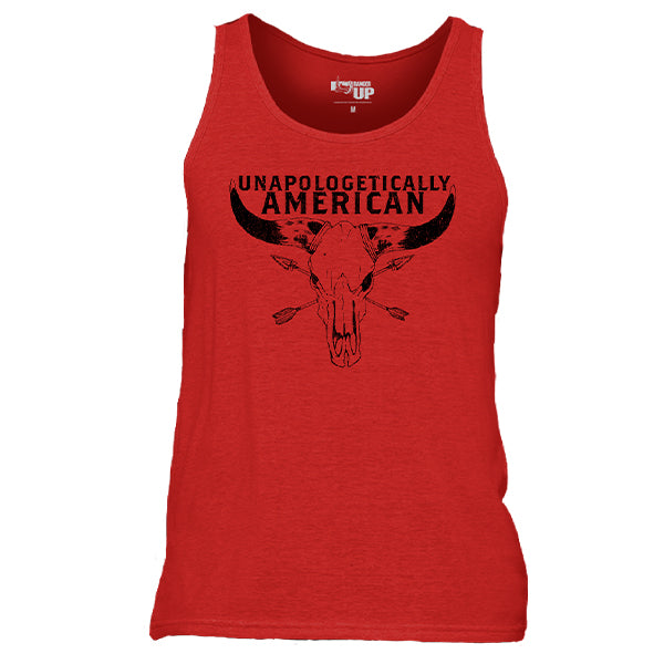 Unapologetically American Skull Tank