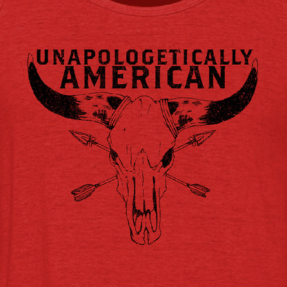 Unapologetically American Skull Tank