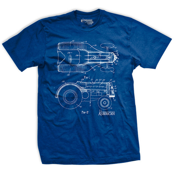 Tractor Blueprint T-Shirt