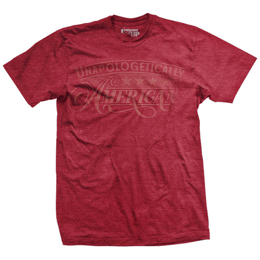 Unapologetically American Washed Out - Red - T-Shirt