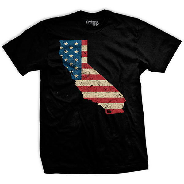 U.S Flag - California T-Shirt