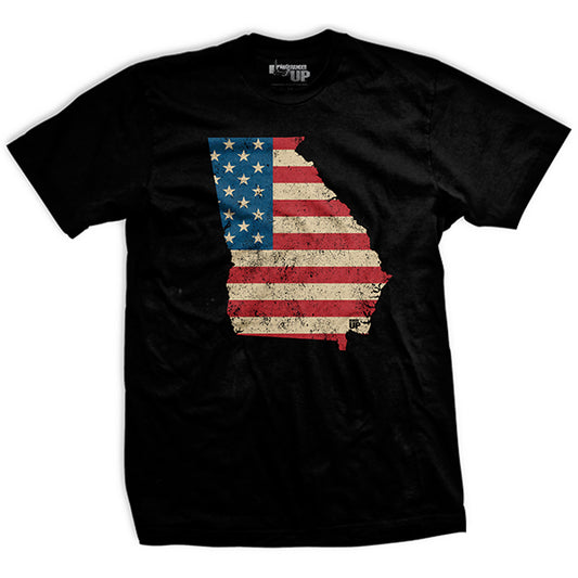 U.S Flag - Georgia T-Shirt