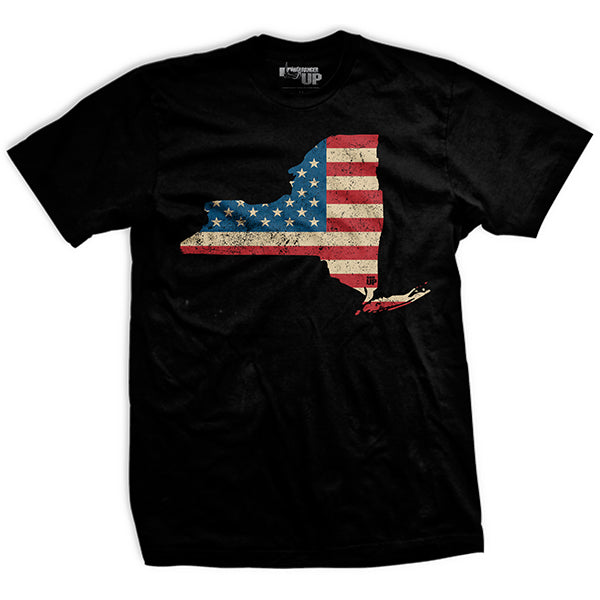 U.S Flag - New York T-Shirt