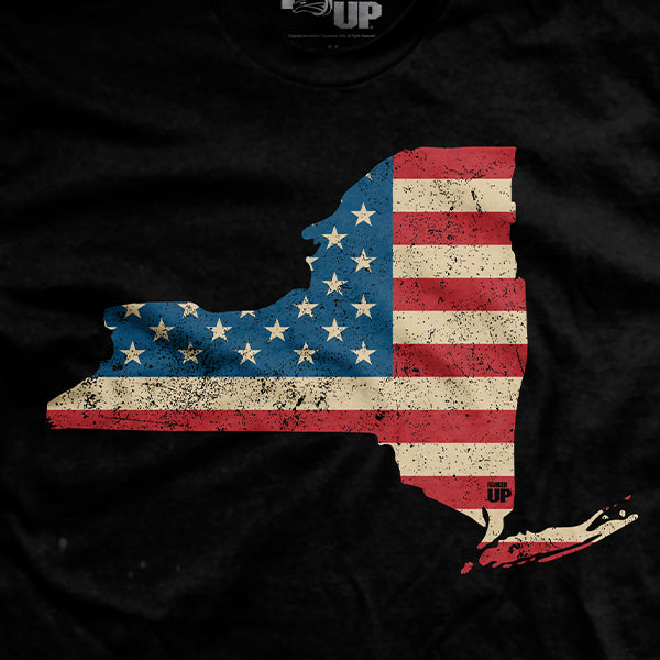 U.S Flag - New York T-Shirt