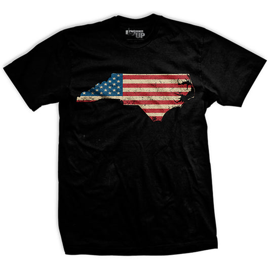 U.S Flag - North Carolina T-Shirt