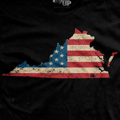 U.S Flag - Virginia T-Shirt