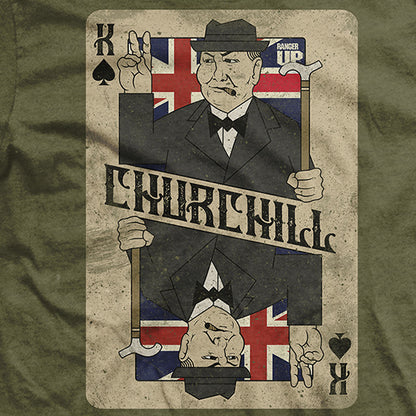 Winston Churchill Card T-Shirt