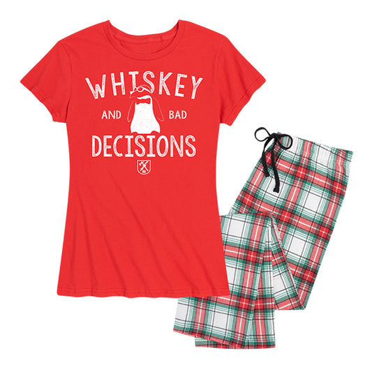 Women's Whiskey and Bad Decisions Pajamas