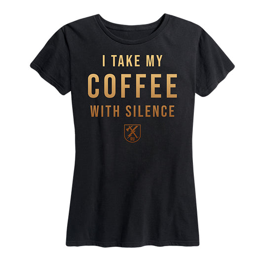 Women's Coffee With Silence Tee