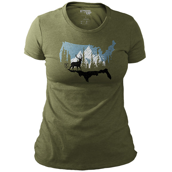 Women's Deer Country Tee