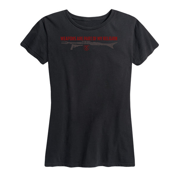 Women's Weapons are My Religion Tee