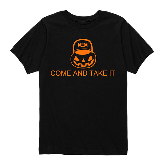 Kids Halloween - Come And Take It Candy Tee